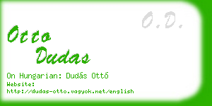 otto dudas business card