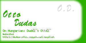 otto dudas business card